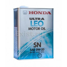 Honda Ultra Leo 0W20, API SN, моторное масло,  4л, Япония