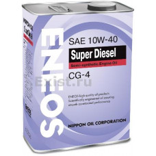 ЕNEOS Super Diesel, 10w-40, СG-4, полусинтетика, 4л, Япония