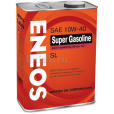 ЕNEOS Super Gasoline,10w-40, SL,  полусинтетика, 4л, Япония