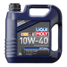 LIQUI MOLY Optimal, 10W/40,  полусинтетика, 4л, Германия