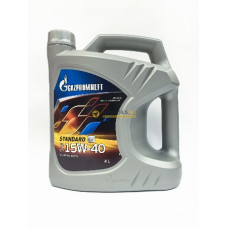 Gazpromneft, Standart, 15w-40, SF/CC, минеральное, 4л, Россия