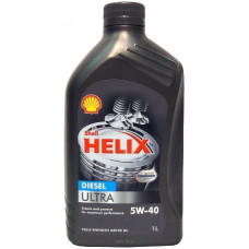 SHELL HELIX Ultra Diesel, 5w-40, CF,  синтетика, 1л, Финляндия