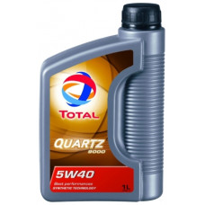 ТОТАL Quartz  9000, 5w-40,  синтетика, 1л, Франция