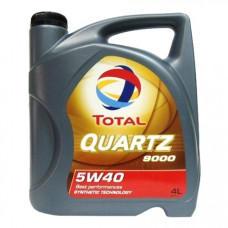 ТОТАL Quartz  9000, 5w-40,  синтетика, 4л, Франция