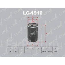 LYNX, Фильтр масляный, LC-1910,  Япония