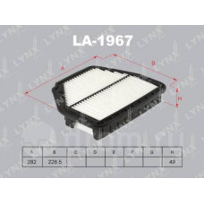 LYNX, фильтр воздушный, LA-1967, Япония