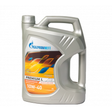 Gazpromneft Premium, L10W-40, SL/CF, полусинтетика, 5л, Россия