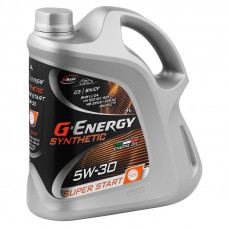 G-Energy Synthetic Super Start, 5W-30 SN/CF, синтетика, 4л, Россия