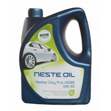 Neste, City Pro, 0W-30 SN/CF, синтетика, 4л, Финляндия