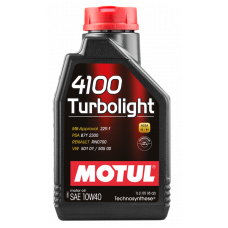 МOTUL 4100 Turbolight, 10w-40,  полусинтетика, 1л, Франция