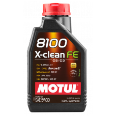 МOTUL 8100 X-Clean FE,  5w-30,  синтетика, 1л, Франция