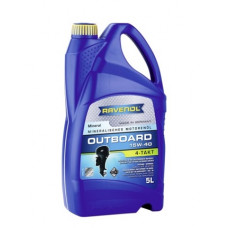 Ravenol Outboardoel 4T, 15w-40, для 4-хтактных, 5л, Германия