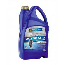 Ravenol Outboard 2T Teilsynth, ,для 2-хтактных, полусинтетика,4л, Германия