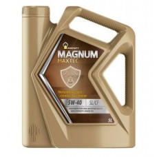 Роснефть Мagnum Maxtec, 5w40 SL/CF,  полусинтетика, 5л, Россия