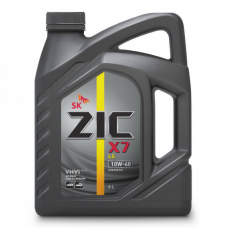 ZIC X7 LS, 10W40, SM/CF, синтетика, 6л, Корея