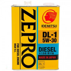 IDEMITSU ZEPRO DIESEL DL-1, 5w-30, синтетика, 4л, Япония