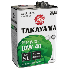 TAKAYAMA, 10w-40 SN, A3/B4, синтетика, 4л, Япония