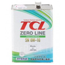 TCL Zero Line, 0W16, API SN/GF-5, моторное масло, синтетика, 4л, Япония