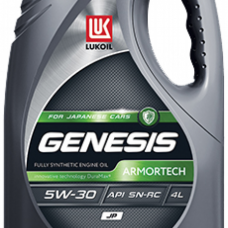 Лукойл Genesis Armortech JP, 5w30, SN/RC, моторное масло, синтетика 4л,, Россия