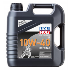 LIQUI MOLY, Motobike 4T Offroad 10W-40 (HC-синтетическое) для 4-х тактных двигателей, 30556 4л. Германия