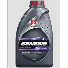 Лукойл Genesis UNIVERSAL, 5w40, SN/CF, моторное масло, полусинтетика, 1л,, Россия