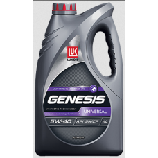 Лукойл Genesis UNIVERSAL, 5w40, SN/CF, моторное масло, полусинтетика, 4л,, Россия