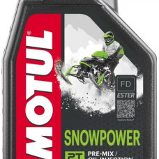 МOTUL SnowPower 2Т FL Technosynt, для 2-хтактных,  полусинтетика, 1л, Франция