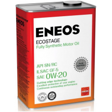 ЕNEOS Premium Ecostage 100%,, 0w-20, SN, синтетика, 4л, Япония