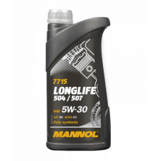 Mannol 5w-30, LONGLIFE SN/C3, 504/507 син, 1л,