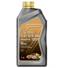 S-OIL7 5W-30 GOLD #9, C3,синтетика, 1л,