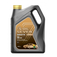 S-OIL7 5W-30 GOLD #9, C3,синтетика, 4л,