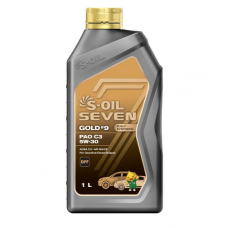 S-OIL7 5W-30 GOLD #9, PAO C3,синтетика, 1л,