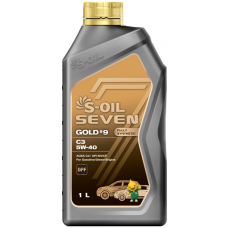 S-OIL7 5W-40 GOLD #9, C3,синтетика, 1л,