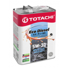 TOTACHI Eco DIESEL, 5W-30, CK-4/CJ-4/SN, полусинтетика, 4л, Япония