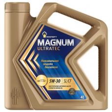 Роснефть Magnum Ultratec 5w30 SL/CF A5/B5, синтетика, 4л, Россия