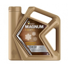 Роснефть Magnum Coldtec, 5w30 SN/CF, синтетика, 4л, Россия