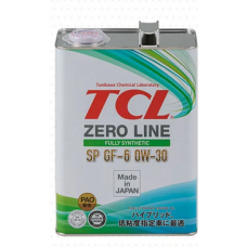 TCL Zero Line, 0W30, API SN/GF-5, моторное масло, синтетика, 4л, Япония