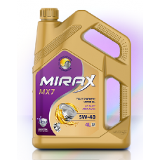 Mirax 5w-40, МХ7, SL/CF А3/В4 синтетика, 4л Россия