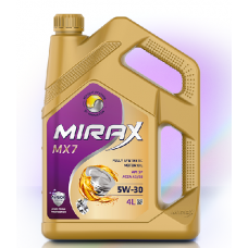 Mirax 5w-30, МХ7, SP А5/В5 синтетика, 4л Россия