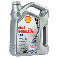 SHELL HELIX HX8, 5w-30, А3/В4, 4*4L синтетика, 4л, Финляндия