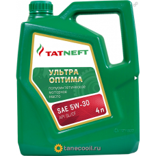 5w30, Татнефть Ультра Оптима SL/CF (п/с) 4л